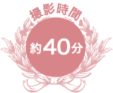 撮影時間 約40分