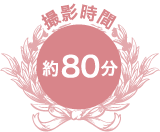撮影時間 約80分